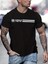 Erkek Kısa Kollu Nasa Baskı Bisiklet Yaka T-Shirt 3