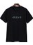 Anneler Gününe Özel Tasarım Mom Çiçek Baskılı T-Shirt - Siyah 1