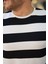 Erkek Çift Renk Pamuklu Örme Kumaş Kısa Kollu T-Shirt 3