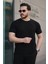 Erkek Kısa Kollu Baklava Desenli T-Shirt 1