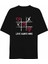 Sevgililer Günü Için Özel Tasarım Love Always Wıns Baskılı T-Shirt - Siyah 1