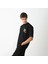 Unisex Bisiklet Yaka Baskılı Oversize T-Shirt - Siyah 3