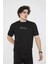Unisex Bisiklet Yaka Slim Fit T-Shirt- Siyah 4