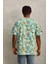 Unisex Oversize Baskılı Bisiklet Yaka T-Shirt - Mint Yeşili 2