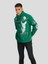 Erkek Kapüşonlu Strong Heykel Baskılı Sweatshirt - Yeşil 1