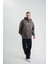 Polızeı Premium Kalite Kapşonlu Dijital Patchli Sweatshirt - Füme 3