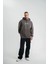 Polızeı Premium Kalite Kapşonlu Dijital Patchli Sweatshirt - Füme 4
