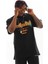 Unisex Oversize Kolye Dahil T-Shirt - Siyah 1