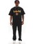 Unisex Oversize Kolye Dahil T-Shirt - Siyah 3
