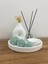 Dekoratif Vazo & Koku Şişesi & Gül Topu Mum Seti – 7 Parça Soft Modern Dekor Set 1