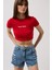 Nepo Baskılı Crop T-Shirt 1