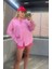 Pembe Tek Cepli Tensel Gömlek 1