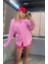 Pembe Tek Cepli Tensel Gömlek 3