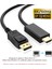 Displayport To HDMI Çevirici Kablo ( 1.8 Metre ) Display Port Dp To HDMI Kablo 4K Hdr 1