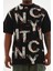 Unisex Baskılı Oversize T-Shirt - Siyah 1