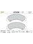 ARKA FREN DİSKİ BALATASI ISUZU N WIDE NNR NLR85 EURO5 /6 1