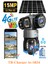 AV-S834 Full Hd 15MP 3 Kameralı 12.000 Mah Solar Panelli Sim Kart ile Çalışan Güvenlik Kamerası 3
