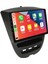 Q101790 Peugeout 107 2005 2014 6 GB Ram 64 GB Hafıza QLED Ekran Carplay Android Multimedya Teyp 1