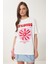 Oversize Baskılı Örme T-Shirt 2