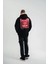 Polızeı Premium Kalite Unisex Kapşonlu Dijital Patchli Sweatshirt - Siyah 4