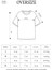 Unisex Bisiklet Yaka Baskılı Oversize T-Shirt - Siyah 4
