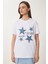 Yıldız Armalı Nakışlı Örme T-Shirt 3