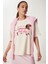 Baskılı Pamuklu Örme T-Shirt 3