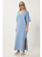 Oversize Basic Yazlık Esnek Örme Elbise 2