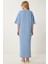 Oversize Basic Yazlık Esnek Örme Elbise 5