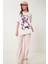 Ayıcık Baskılı Pamuklu Oversize Örme T-Shirt 2