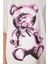 Ayıcık Baskılı Pamuklu Oversize Örme T-Shirt 3