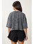 Taş Detaylı Yıkamalı Pamuklu Örme T-Shirt 5