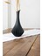 Modern Siyah Spiral Tasarım Dekoratif Plastik Vazo 2