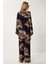 Desenli Yazlık Viskon Kimono Pantolon Takım 7