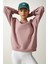 Oversize Şardonlu Basic Sweatshirt 4