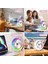 Şarjlı Bataryalı Vantilatör-Masaüstü Fan-3 Kademe Ayarı-7 Farklı Rgb Işık MODU-180C Ayarlanbilir 3