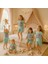 Life Is Beatiful Yazılı Kız Çocuk Pijama Takımı Yeşil ( 1-12 Yaş ) 2