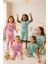 Life Is Beatiful Yazılı Kız Çocuk Pijama Takımı Yeşil ( 1-12 Yaş ) 6