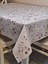 Elyaflı Pvc Muşamba - Desenli Silinebilir Masa Örtüsü ( Bordo) 5