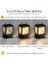 Mulvxkrg KRG02 Ampul Solar Şarj Edilebilir 12 LED 1 Rustikli LED Kamp Lambası (Mulvix) 4