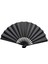 Plastik Kumaş Yelpaze 12'li Siyah 1