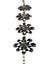 Gümüş Kaplamalı Zamak Set, Çiçek (Kolye, Bileklik, Küpe, Yüzük) 4