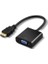 HDMI To VGA Monitör Tv Çevirici Dönüştürücü Kablosu 1