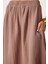Cepli Kloş Müslin Etek Sütlü Kahve LBV0067 4