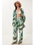 Desenli Yazlık Viskon Kimono Pantolon Takım 2