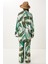 Desenli Yazlık Viskon Kimono Pantolon Takım 8