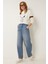 Yıkamalı Baggy Jean 1