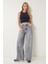 Yıkamalı Geniş Paça Jean 4