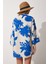 Desenli Keten Viskon Kimono 4