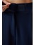 Beli Cırtlı Rahat Palazzo Pantolon LRV0003 LACİVERT 5